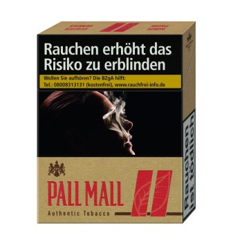 Pall Mall Authentic Red XL Zigaretten